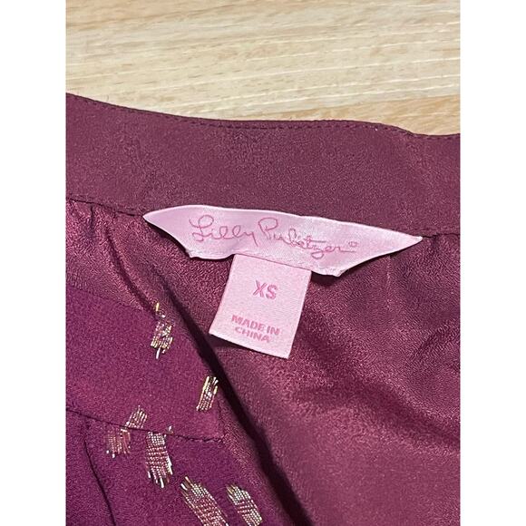 Lilly Pulitzer Matilda Berry Silk Tunic Dress - XS - Picture 9 of 10